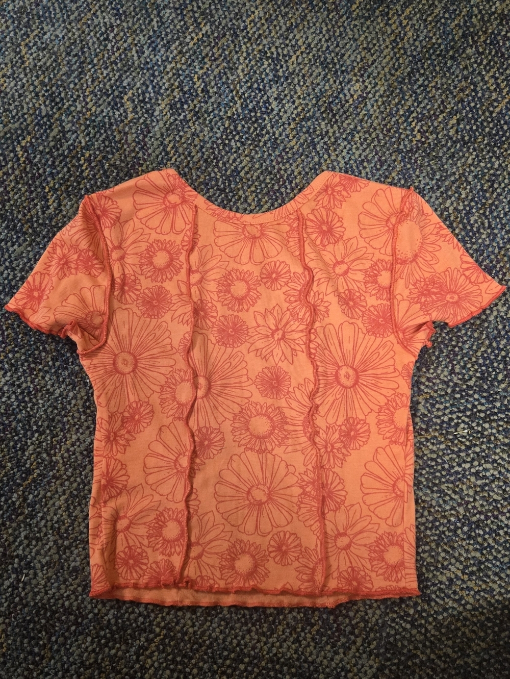 Baby Tee Floral Pattern - Picture 2 of 2